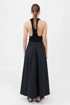Plunge Neck Dress -|St. Agni Store