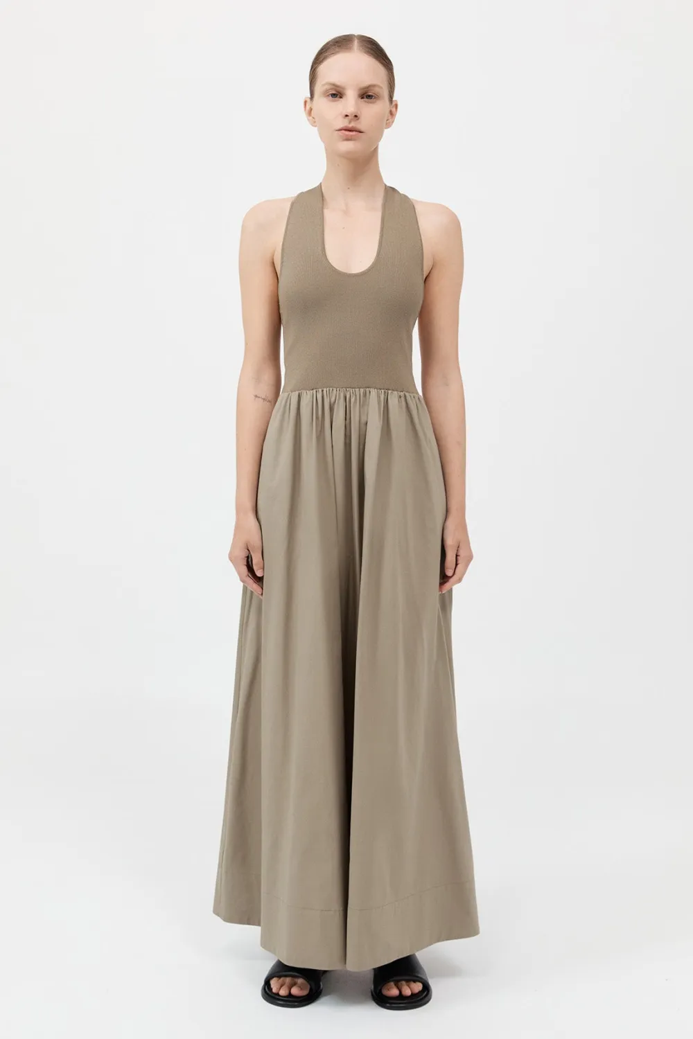 Plunge Neck Dress -|St. Agni Clearance