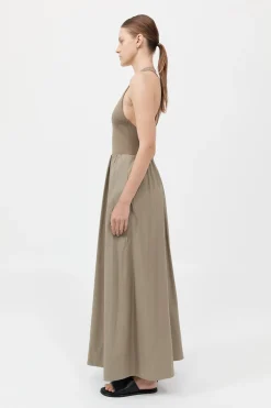 Plunge Neck Dress -|St. Agni Clearance