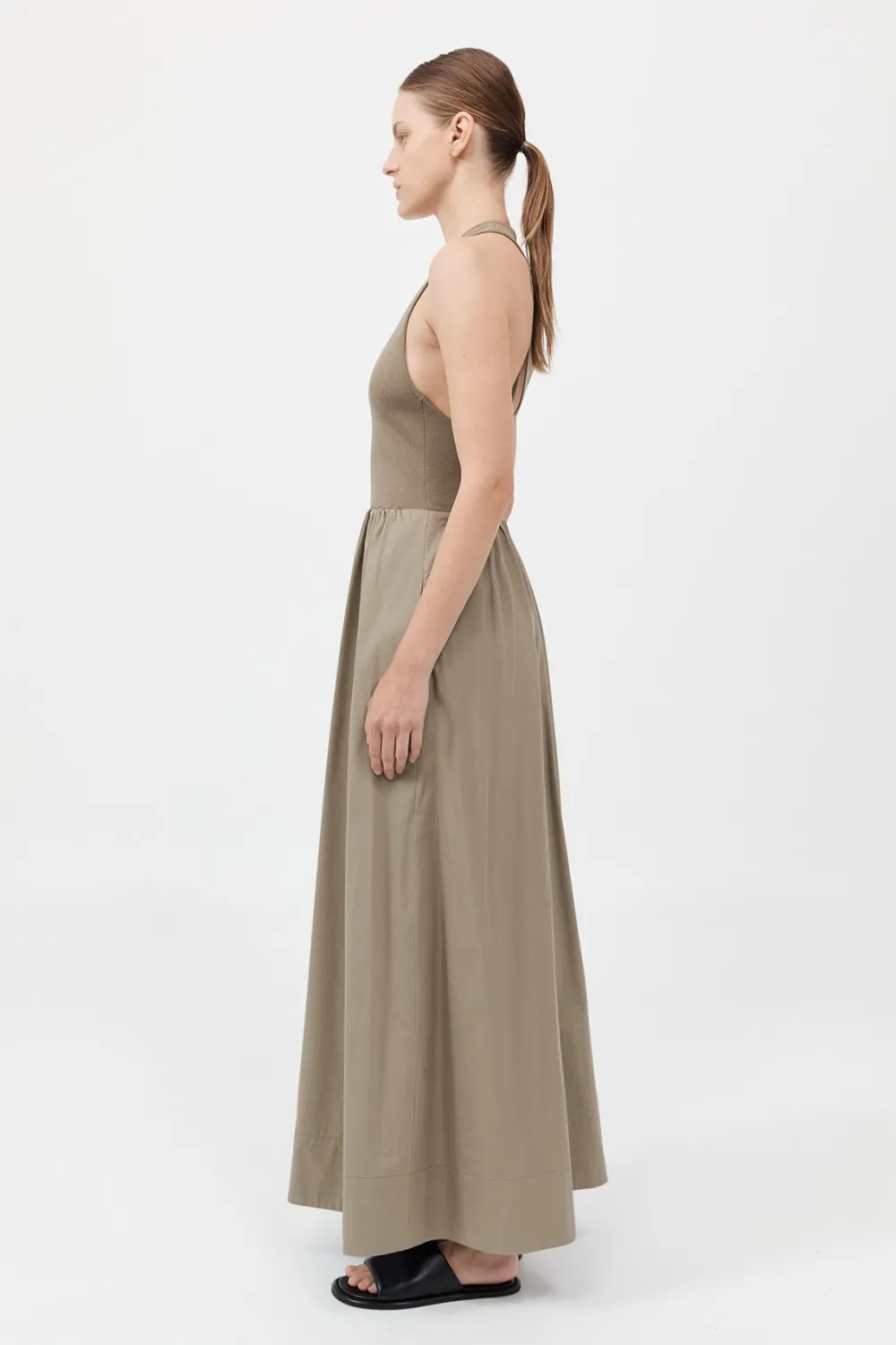 Plunge Neck Dress -|St. Agni Clearance
