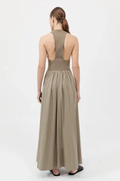 Plunge Neck Dress -|St. Agni Clearance