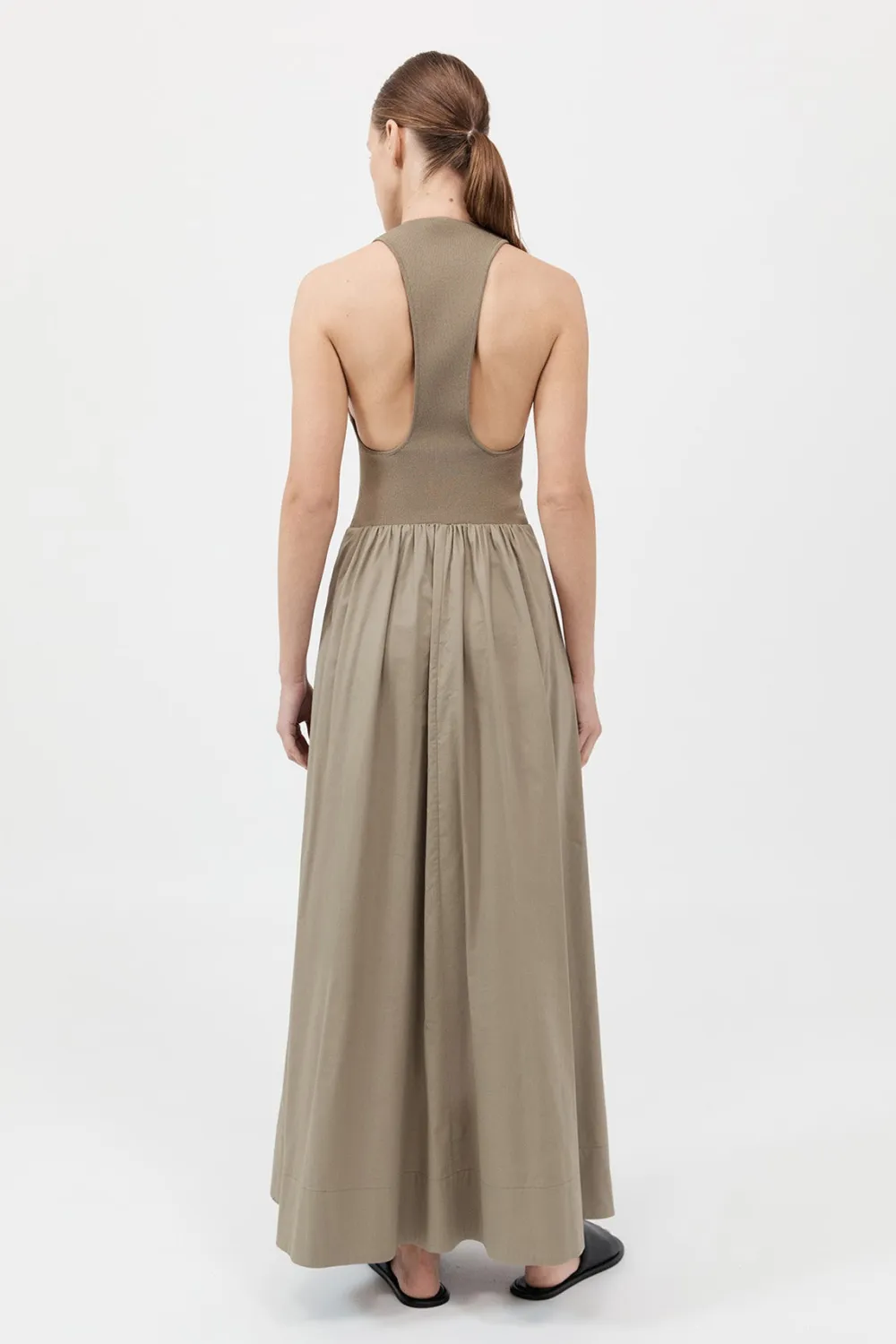 Plunge Neck Dress -|St. Agni Clearance
