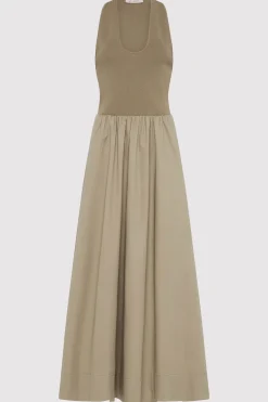 Plunge Neck Dress -|St. Agni Clearance