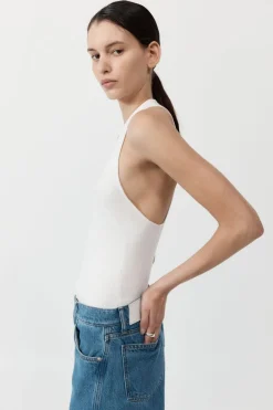 Plunge Neck Knit Top -|St. Agni Shop