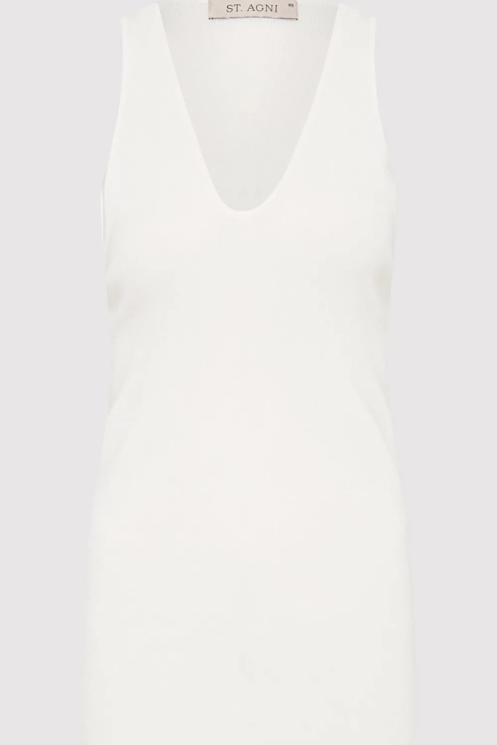 Plunge Neck Knit Top -|St. Agni Shop