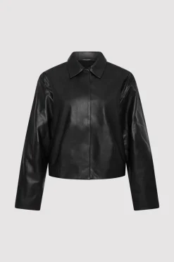 PRE-ORDER: Cocoon Leather Jacket -|St. Agni New