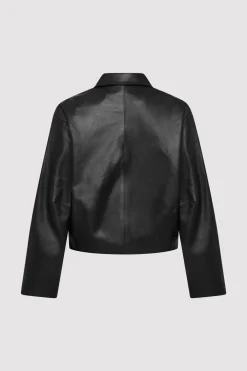 PRE-ORDER: Cocoon Leather Jacket -|St. Agni New