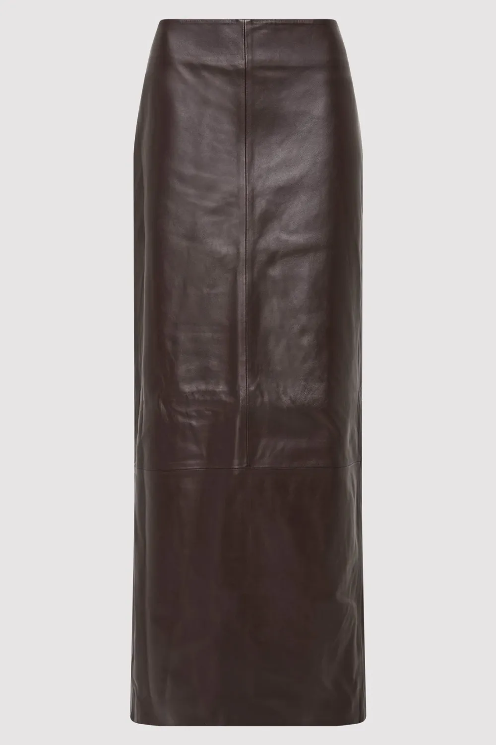 PRE-ORDER: Leather Column Skirt -|St. Agni Shop