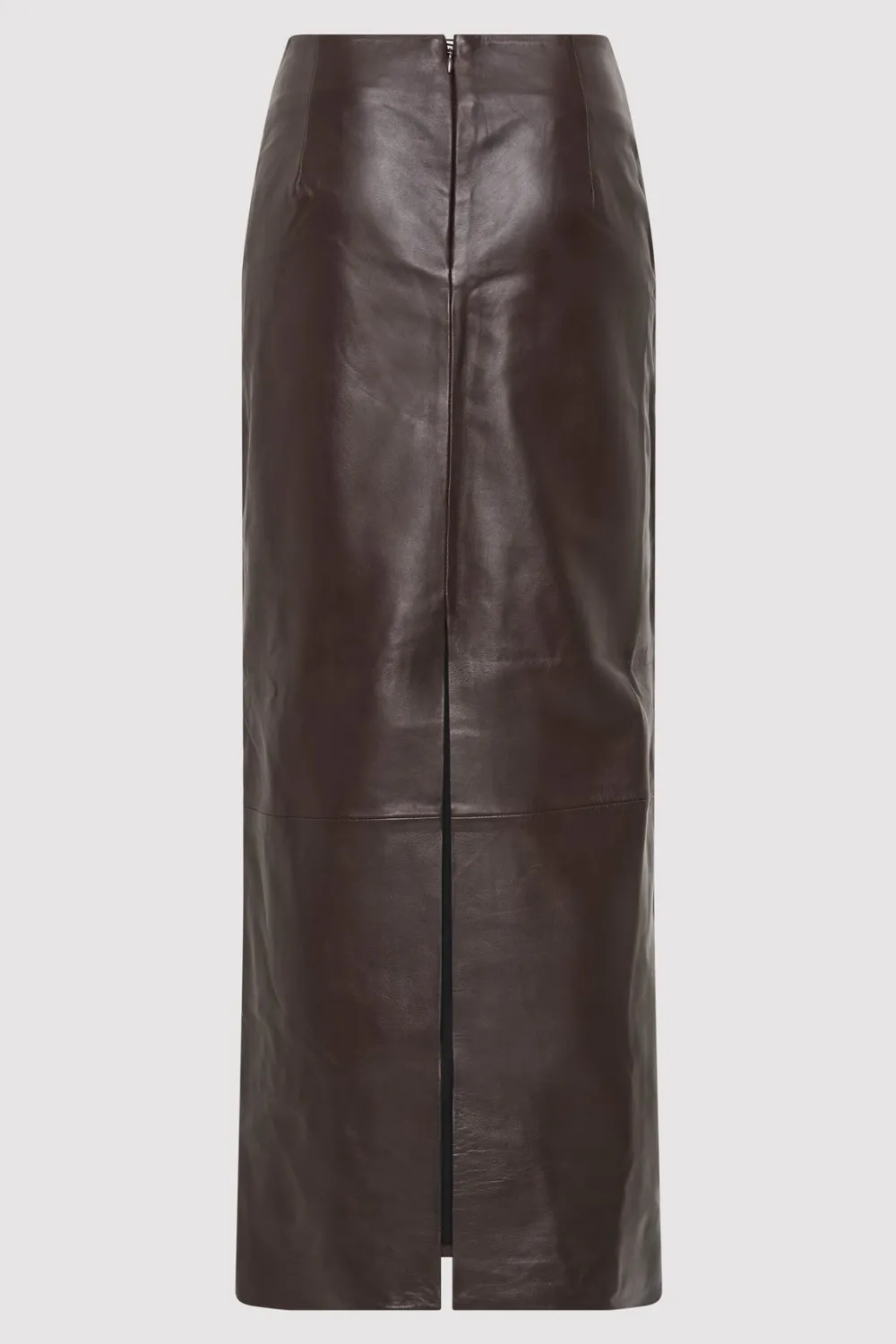 PRE-ORDER: Leather Column Skirt -|St. Agni Shop