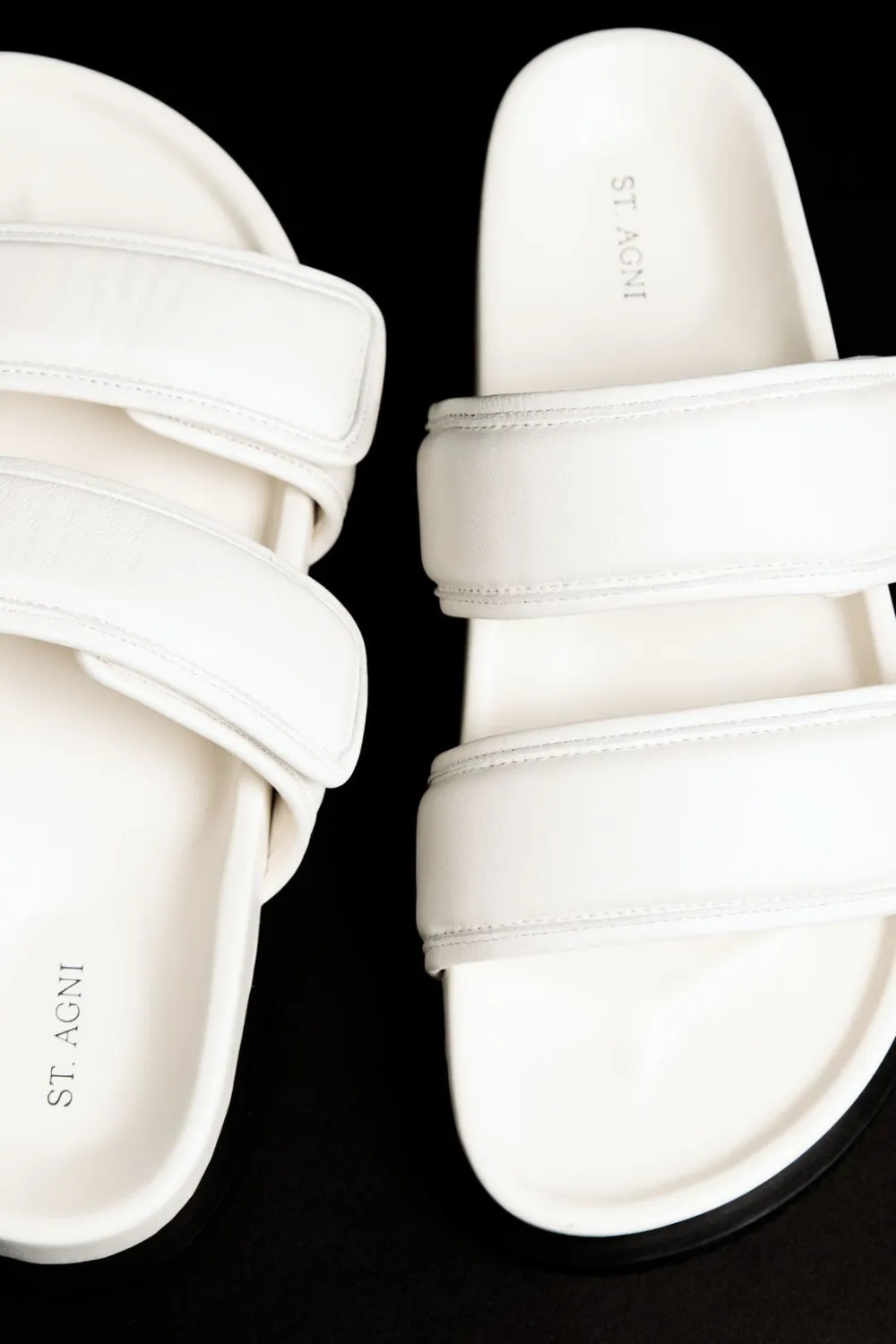Quilted Leather Slide -|St. Agni Clearance
