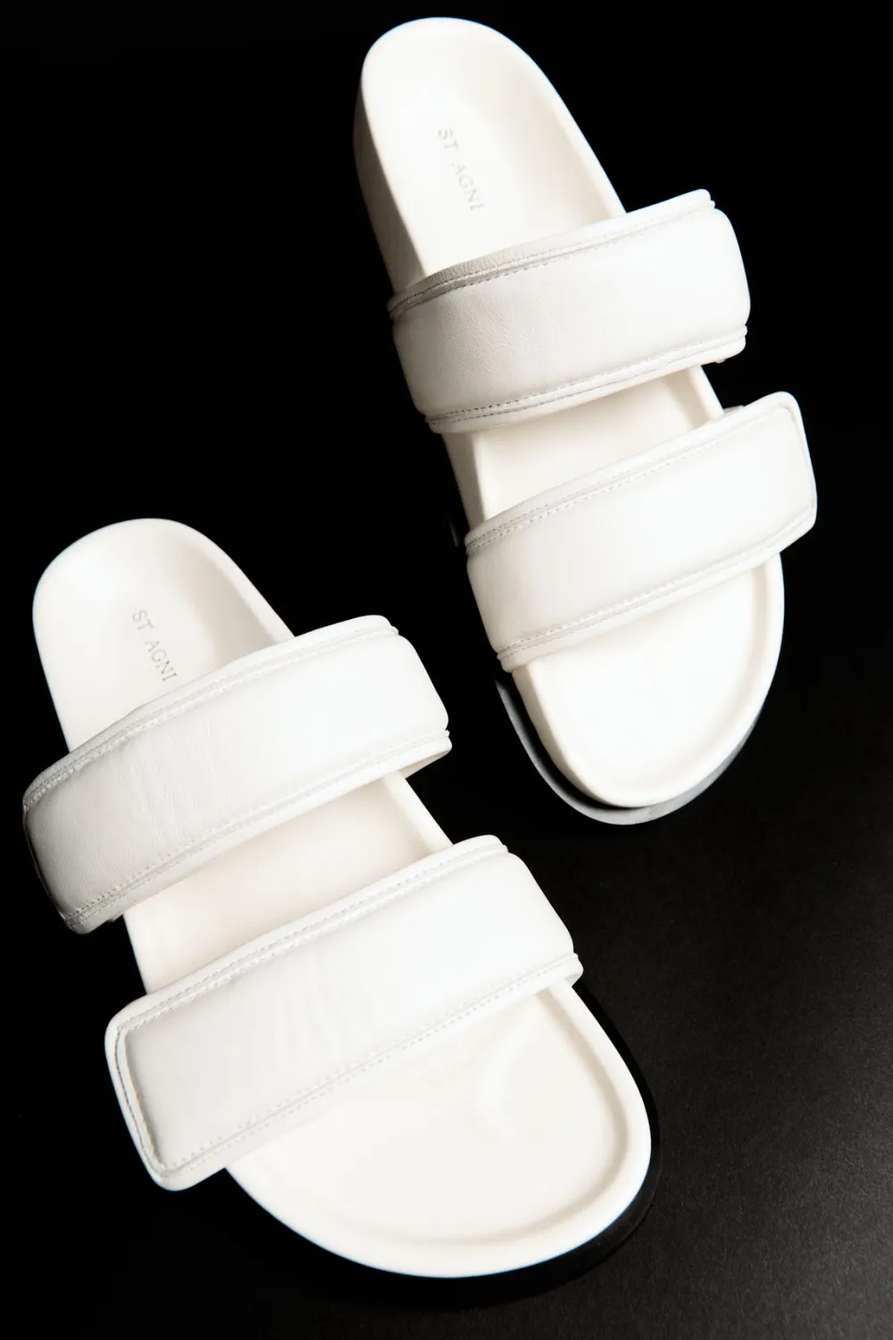 Quilted Leather Slide -|St. Agni Clearance