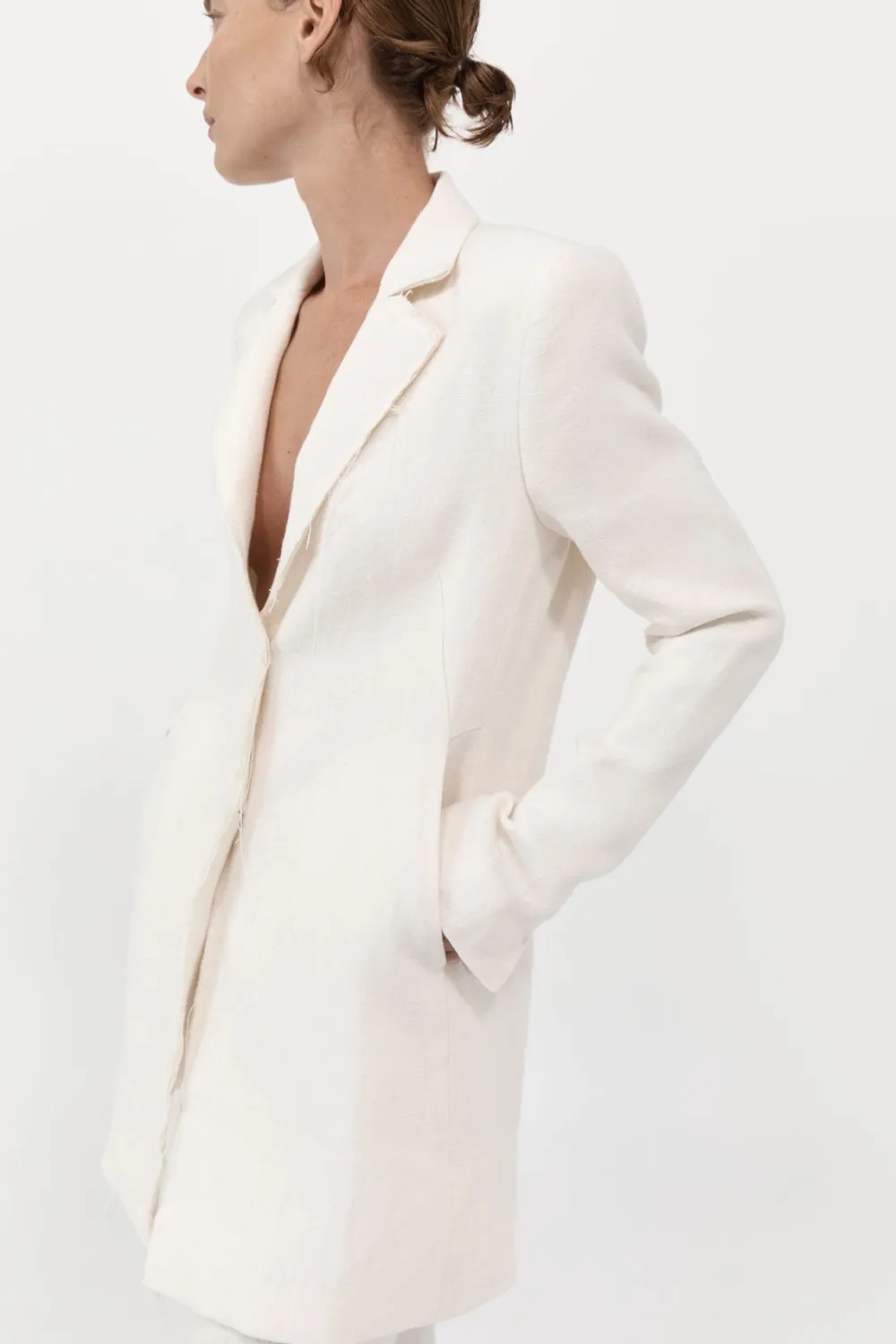 Raw Edge Blazer -|St. Agni Cheap