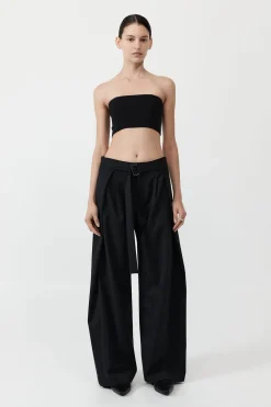 Raw Edge Bodice - Black|St. Agni Sale