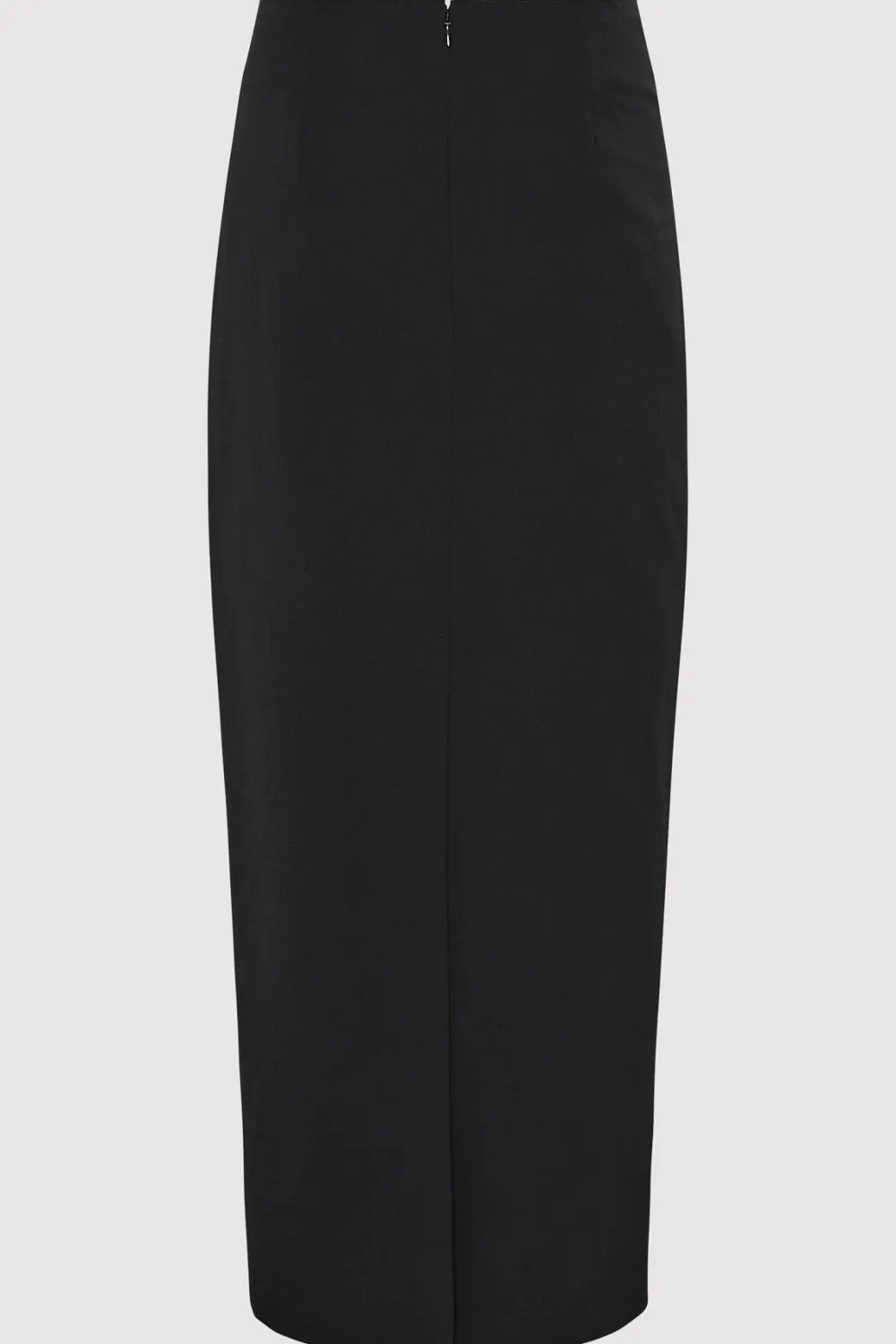Raw Edge Column Maxi Skirt -|St. Agni Online