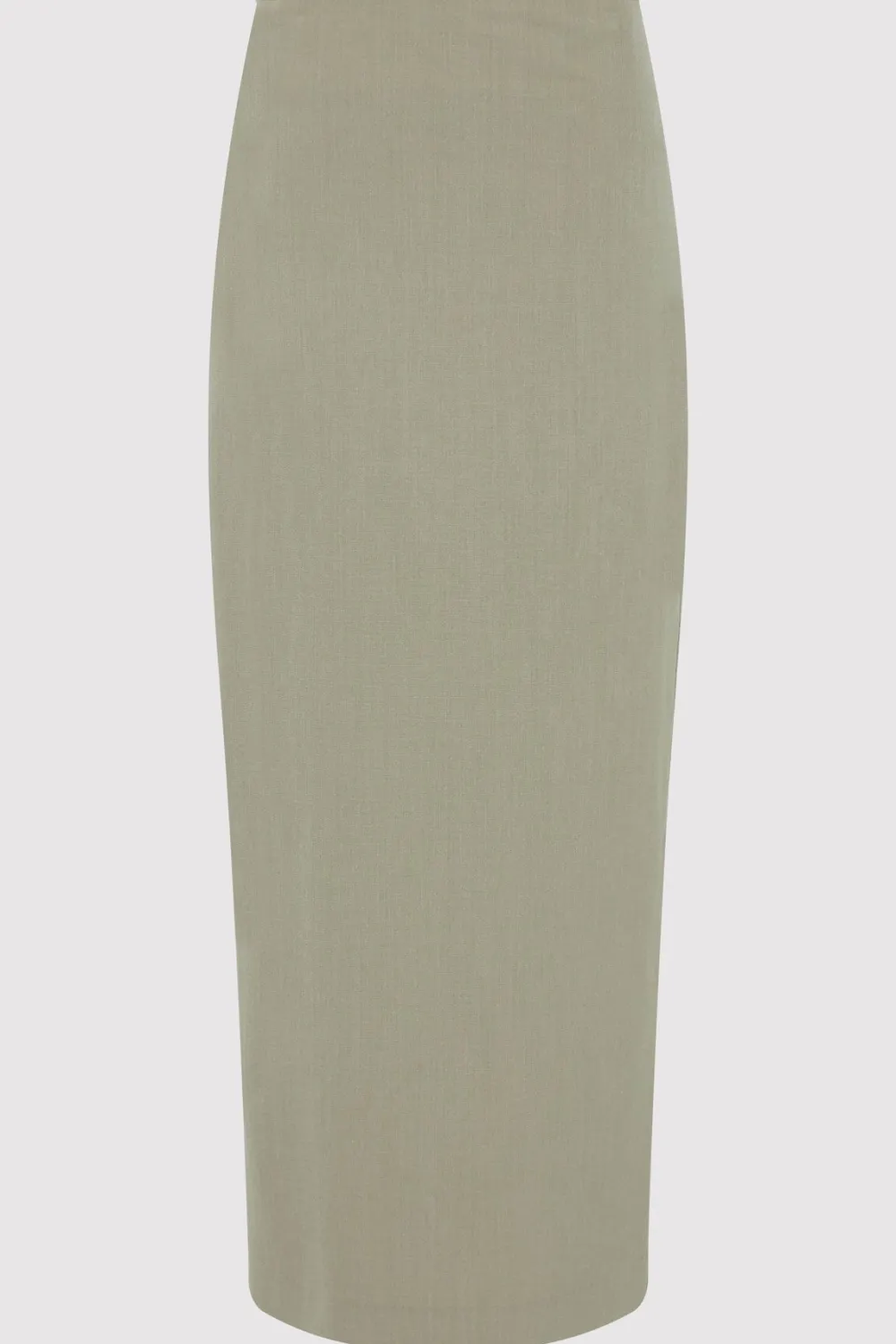 Raw Edge Column Maxi Skirt -|St. Agni Discount