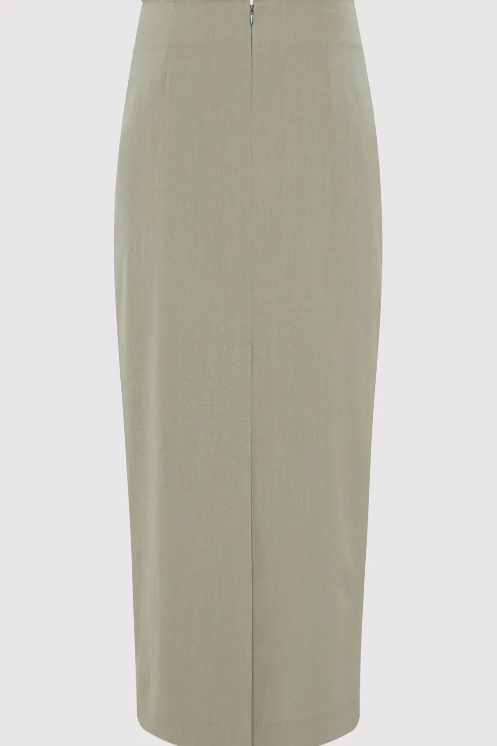 Raw Edge Column Maxi Skirt -|St. Agni Discount