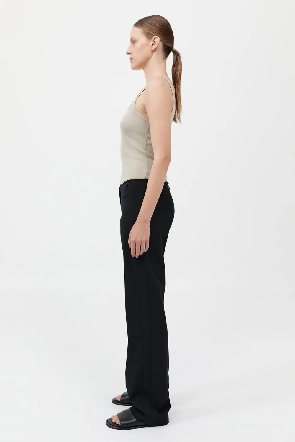 Raw Edge Pants -|St. Agni Store
