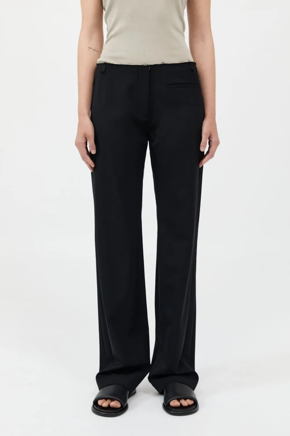 Raw Edge Pants -|St. Agni Store