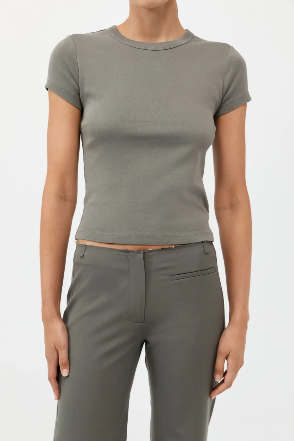 Raw Edge Pants -|St. Agni Fashion