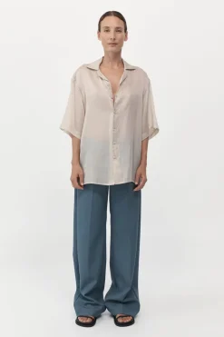 Relaxed Collar Shirt -|St. Agni Clearance