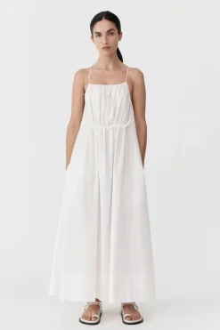 Relaxed Drawstring Dress -|St. Agni New