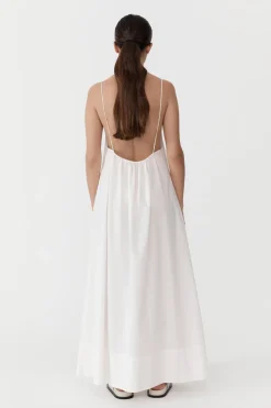 Relaxed Drawstring Dress -|St. Agni New