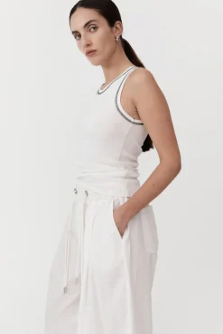 Relaxed Drawstring Pants -|St. Agni New