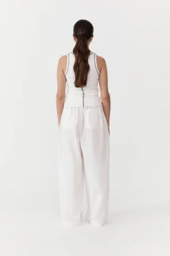 Relaxed Drawstring Pants -|St. Agni New