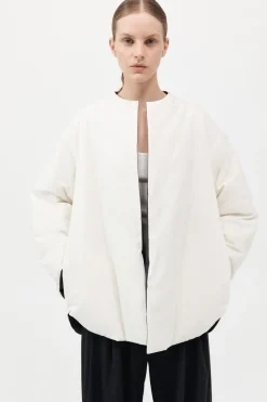 Reversible Pillow Jacket - Black/Cloud|St. Agni Store