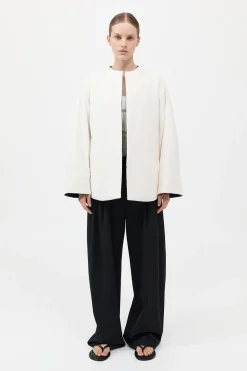 Reversible Pillow Jacket - Black/Cloud|St. Agni Store