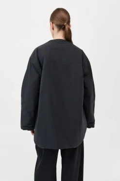 Reversible Pillow Jacket - Black/Cloud|St. Agni Store