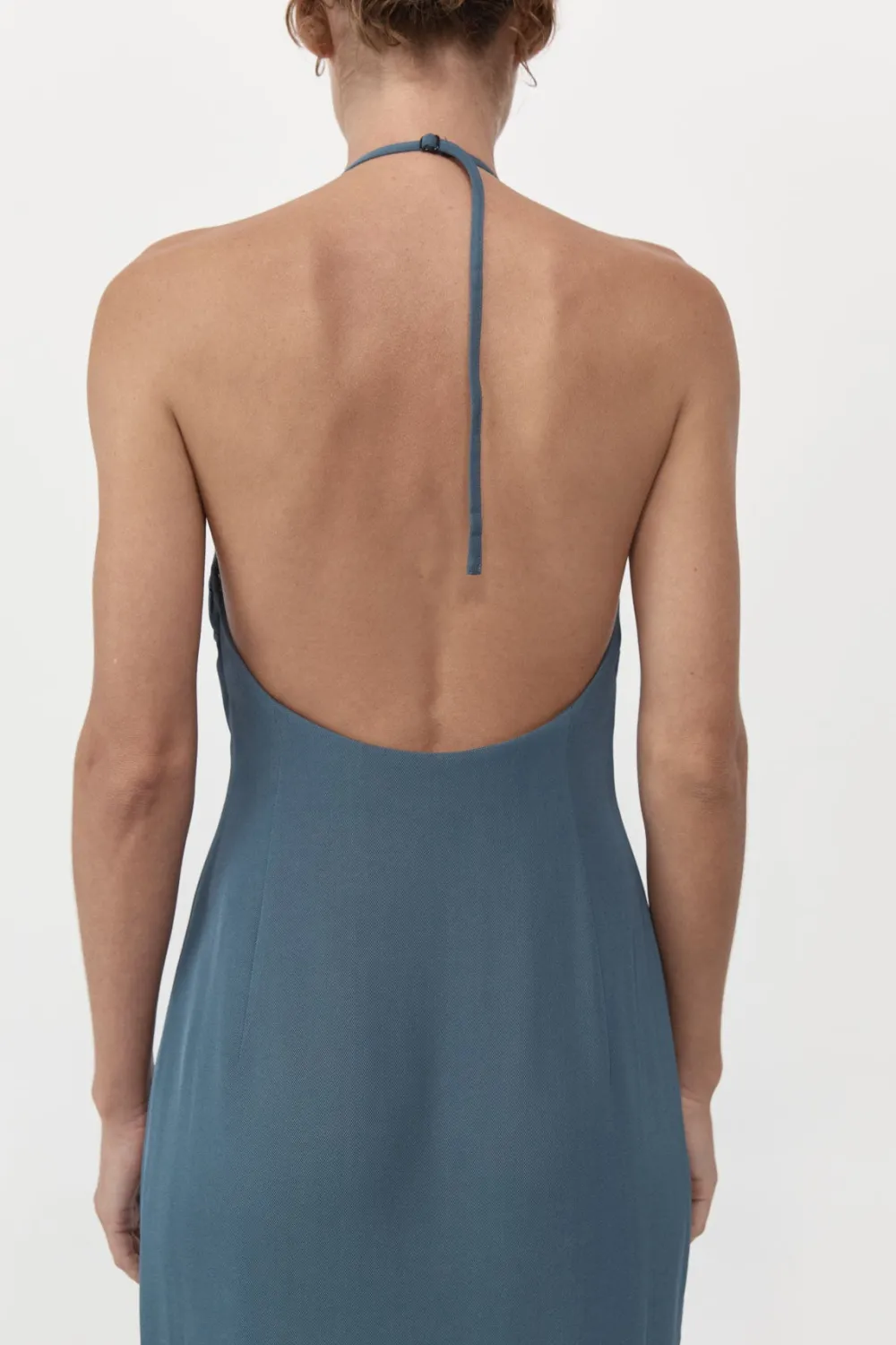 90s Halter Dress - Slate|St. Agni Flash Sale