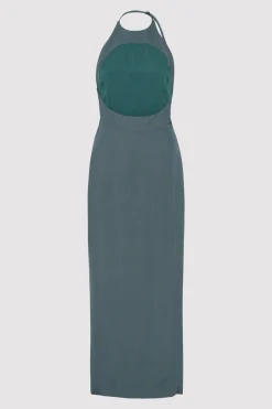 90s Halter Dress - Slate|St. Agni Flash Sale