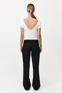 90s Relaxed Pants - Black|St. Agni Cheap