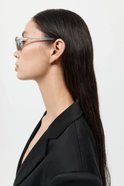 90s Slim Oval Sunglasses -|St. Agni Online