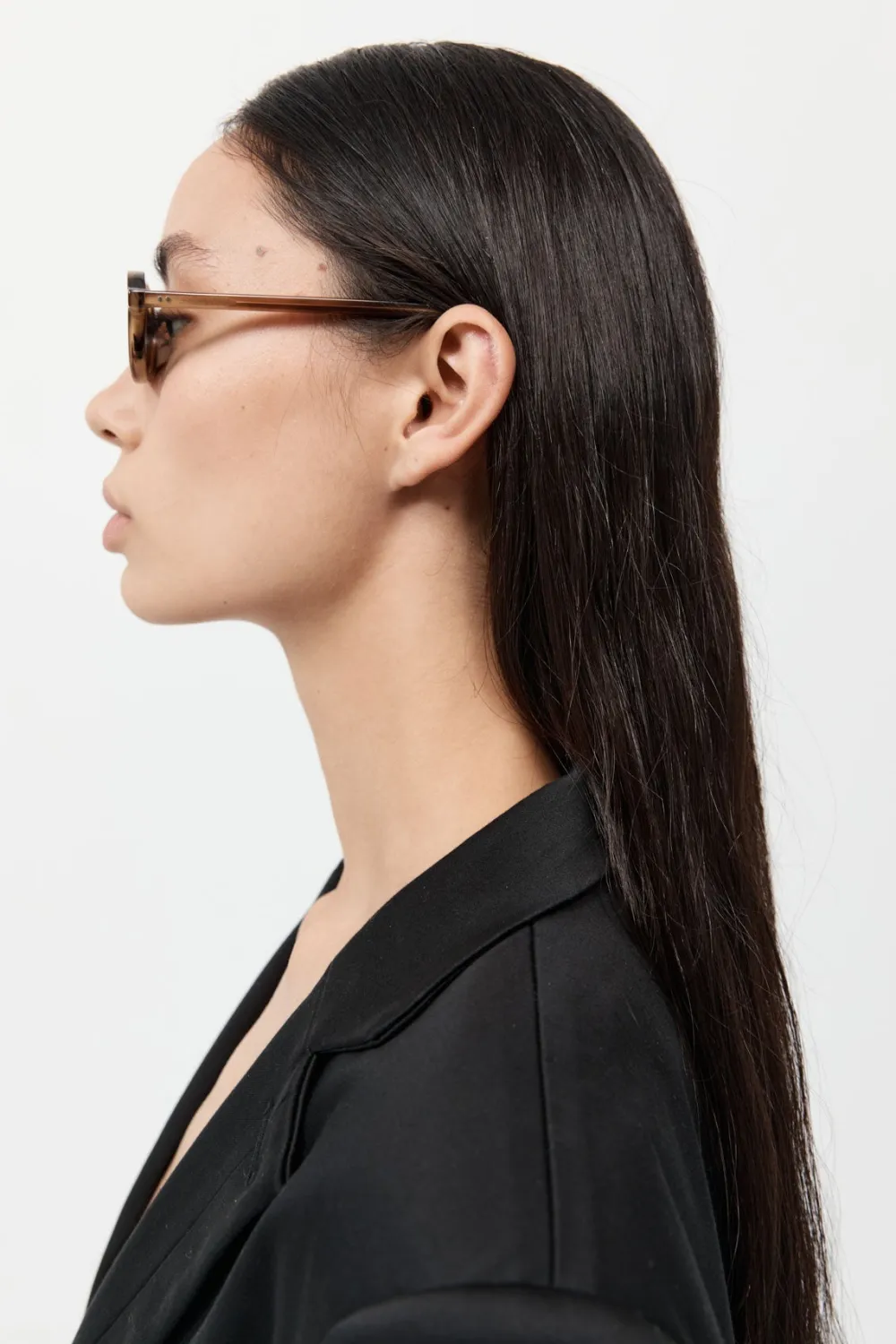 90s Slim Oval Sunglasses -|St. Agni Hot