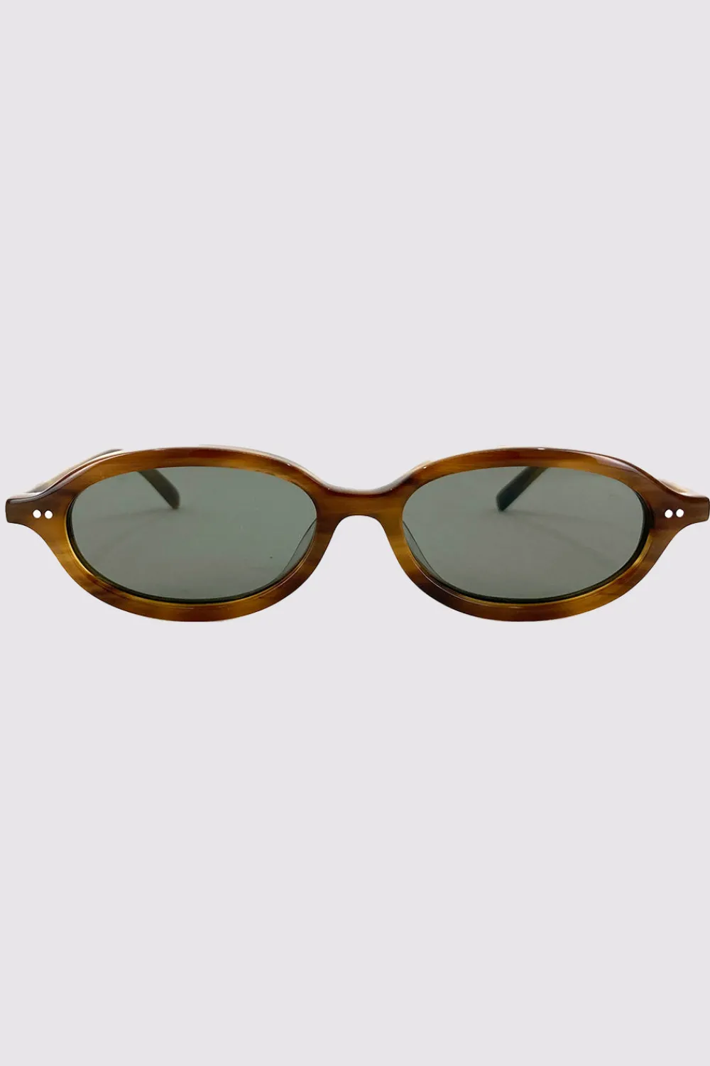 90s Slim Oval Sunglasses -|St. Agni Hot