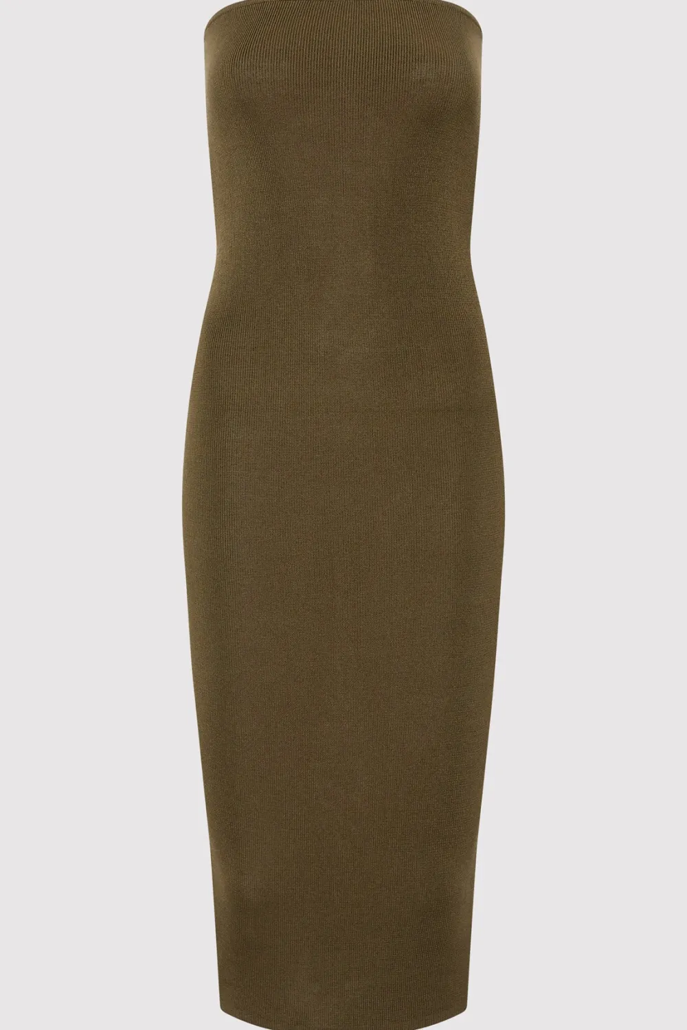 90s Strapless Knit Midi Dress -|St. Agni Shop
