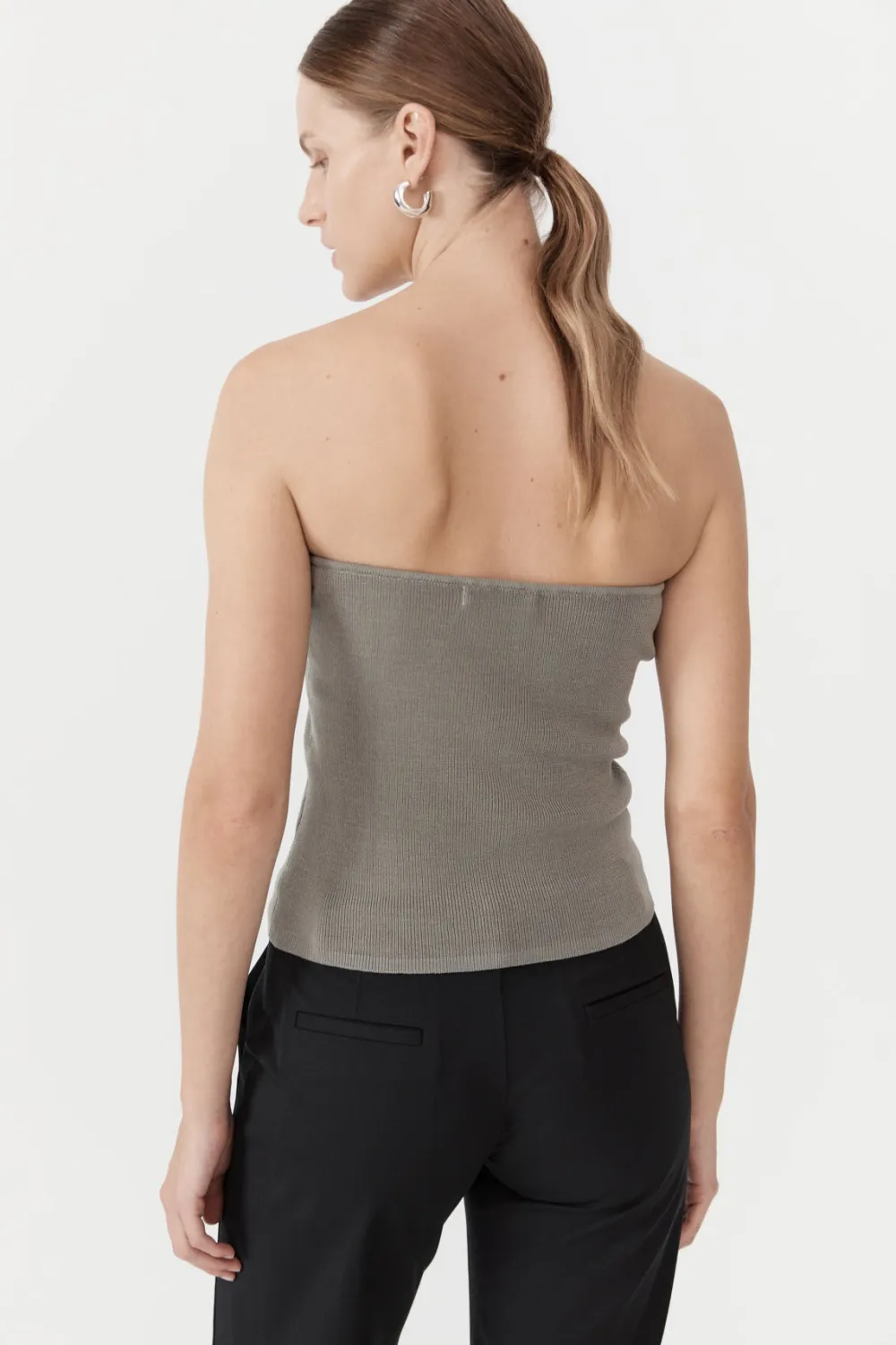 90s Strapless Knit Top -|St. Agni Cheap