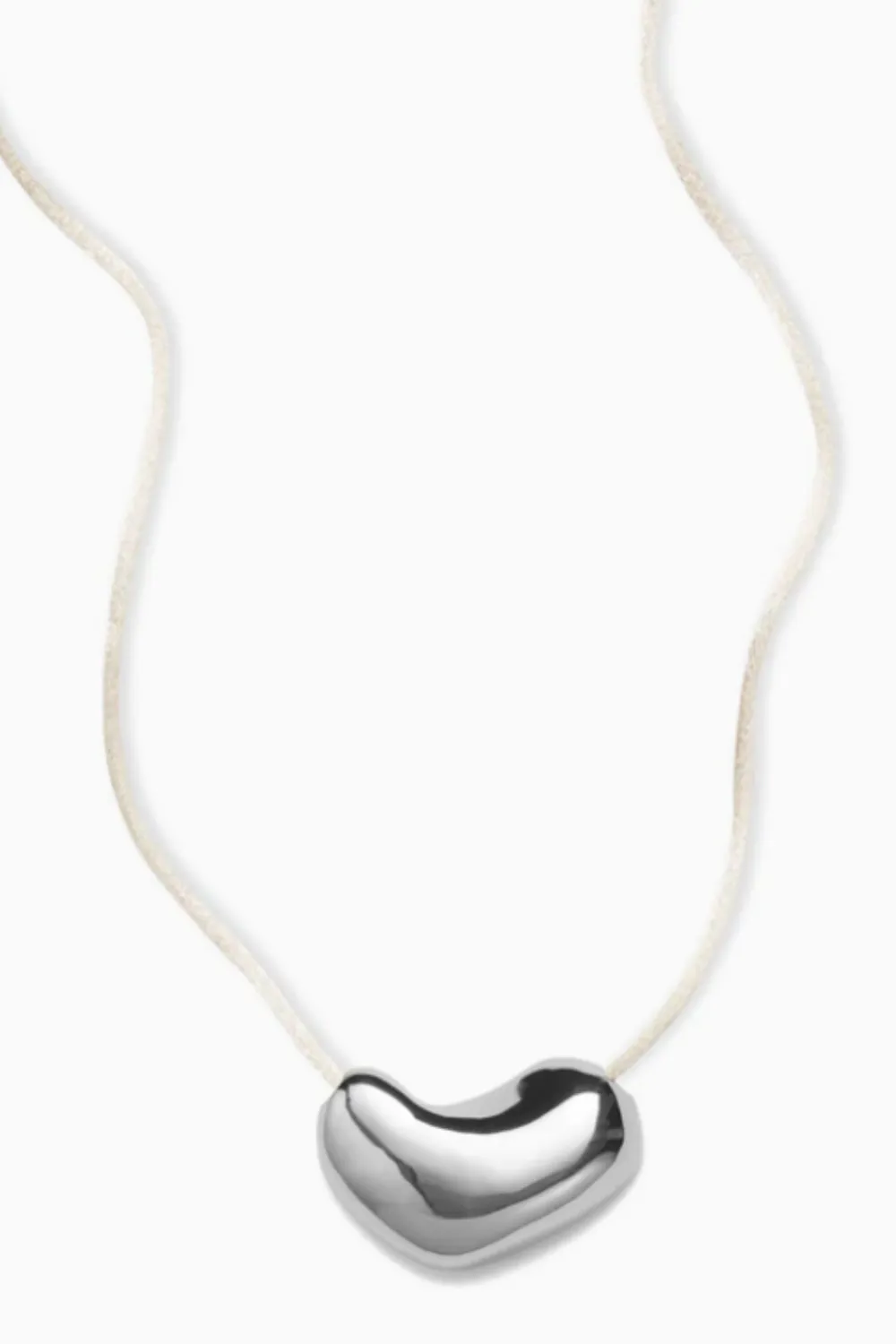 Sculpted Heart Pendant - By AGMES|St. Agni Online
