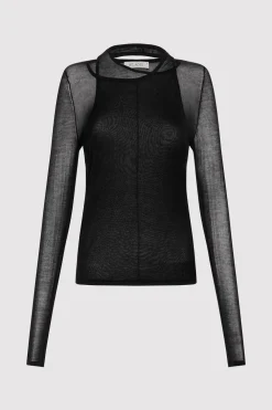 Semi Sheer Loop Top -|St. Agni Best Sale
