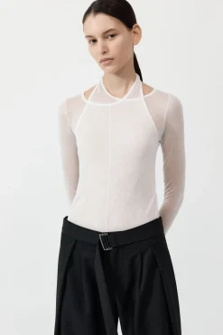 Semi Sheer Loop Top -|St. Agni Fashion