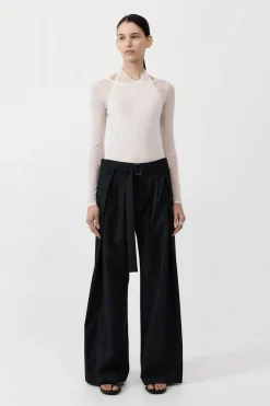 Semi Sheer Loop Top -|St. Agni Fashion