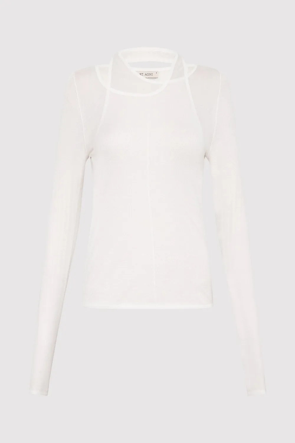 Semi Sheer Loop Top -|St. Agni Fashion