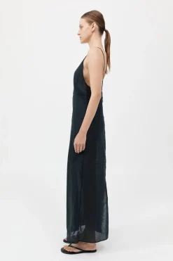 Semi Sheer Patchwork Dress -|St. Agni Clearance