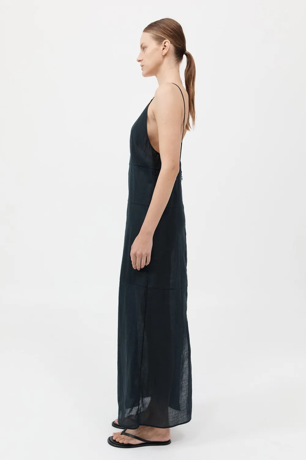 Semi Sheer Patchwork Dress -|St. Agni Clearance
