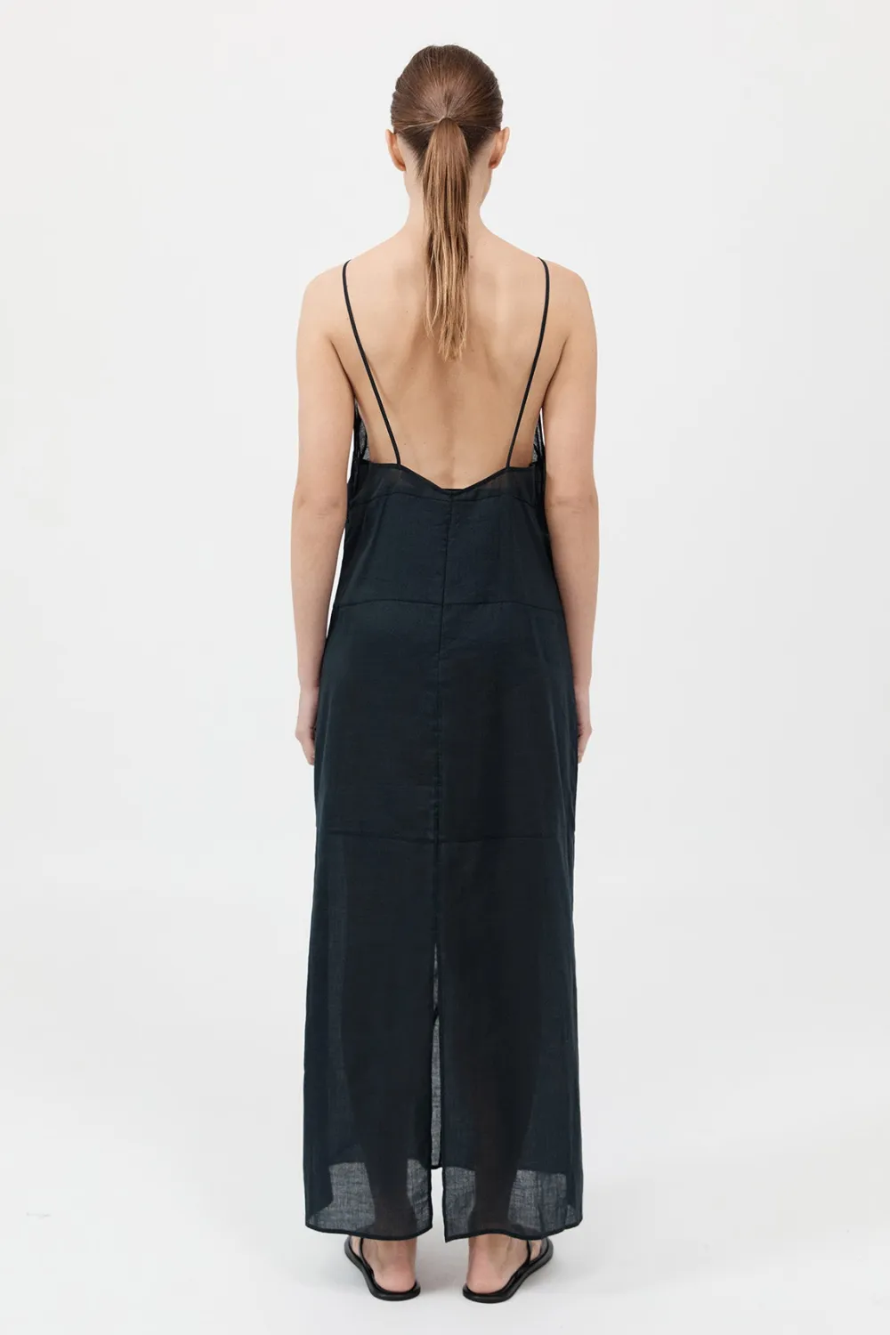 Semi Sheer Patchwork Dress -|St. Agni Clearance