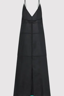 Semi Sheer Patchwork Dress -|St. Agni Clearance