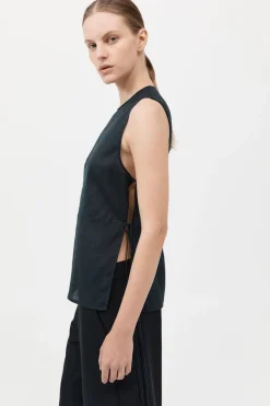 Semi Sheer Patchwork Top -|St. Agni Sale