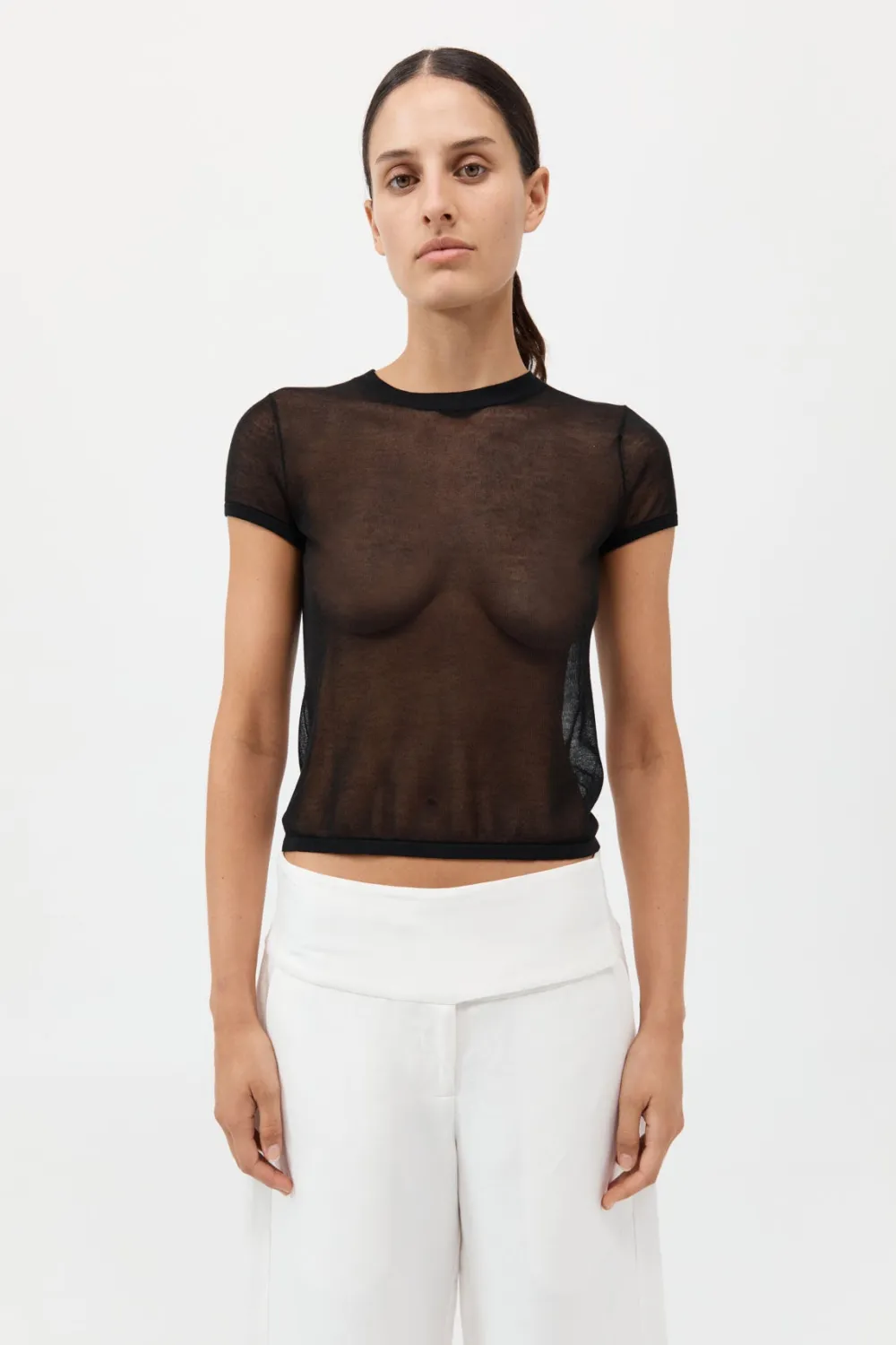 Sheer Baby Tee -|St. Agni New